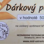 Praktický dárek – dárkový poukaz